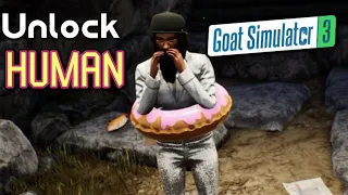How To Get HUMAN In Goat Simulator 3!