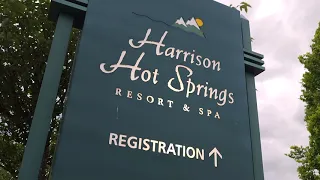 Harrison Hot Spring with friends