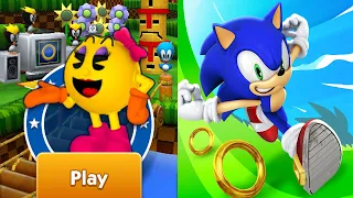 Sonic Dash - MS. PAC-MAN Android Gameplay Ep 182