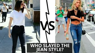 Jean Style: Who Would Be The JEAN QUEEN? Selena Gomez VS Hailey Baldwin Bieber l 2020