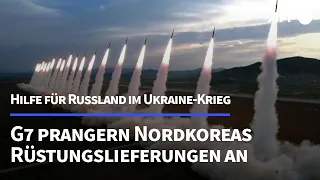 G7-Länder: Nordkorea testet mehr Raketen für Lieferung an Russland | AFP