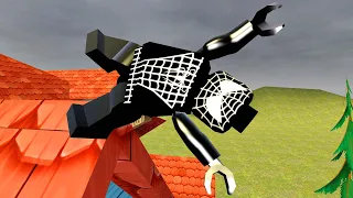 Lego Spider-Man Symbiote Ragdoll Fall (GMOD) Episode 239