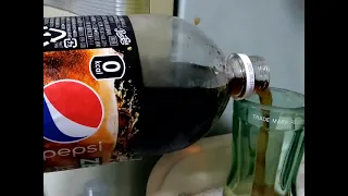 Pepsi in Coca cola glass