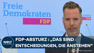 LANDTAGSWAHL IN BAYERN UND HESSEN: FDP abgestürzt – Dürr: "Das sind Entscheidungen, die anstehen"