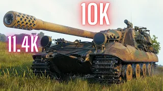 World of Tanks Jagdpanzer E 100 - 10K Damage & Jagdpanzer E 100 - 11.4K Damage