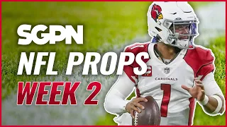 NFL Prop Bets Week 2 - Sports Gambling Podcast - NFL Player Props Week 2