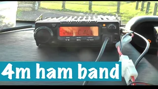 Is there life om 4M ham radio band?