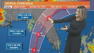 Tropical Storm Idalia forecast to become a major hurricane in the Gulf this week