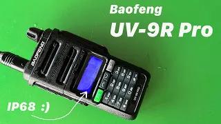 Baofeng UV-9R Pro radio station. New generation or degradation?