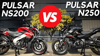 Bajaj Pulsar N250 VS Pulsar NS200 | Who wins?