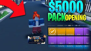 $5000 PACK OPENING On NEW ROBLOX BASKETBALL GAME @ BASKETBALL LEGENDS! CRAZY LEGENDS & PULLS!