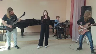 Ozzy Osbourne — Crazy train (performed by the band of our art school, Makariv)