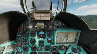 Bug report 2 - DCS World Mi-24 Hind F10 map and moving map de-sync.