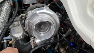 Big turbo wastegate open, then closed