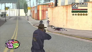 Gang Wars with a 4 Star Wanted Level - part 16 - GTA San Andreas - from the FPV Starter Save
