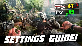 Dying Light 2: SETTINGS GUIDE! INCREASE PERFORMANCE & BOOST FPS (DL2: Stay Human)