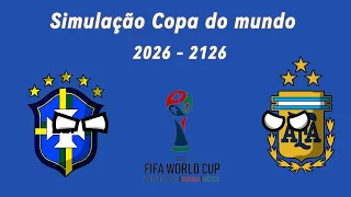 Simulação Copa do mundo 2026-2126