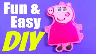 DIY Peppa Pig Cookie Cutters Fondant Play Doh EASY TO MAKE