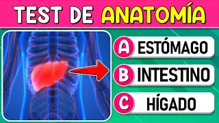 ¿Cuánto Sabes de "ANATOMÍA"? 🧠| TEST SOBRE EL CUERPO HUMANO| Test/Trivial/Quiz