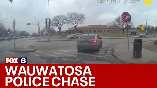 Wauwatosa police chase, Milwaukee crash; dashcam, bodycam video released | FOX6 News Milwaukee