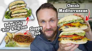 3 Plant Based Sandwiches EVERYONE will LOVE | Restaurant Quality