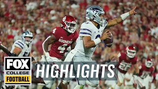 Oklahoma vs. Kansas State Highlights | CFB on FOX