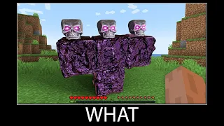 Minecraft wait what meme part 181 realistic minecraft wither storm