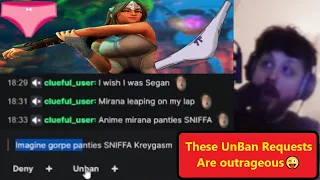 Reacting to THE ULTIMATE Twitch Unban Requests! #9