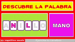 ARMA LA PALABRA Adivina la Palabra con una Sola Pista 5 ❤Podrás encontrar todas las palabras? Nuevo!