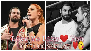 WWE||••|| Seth Rollins And Becky Lynch couple 👫💜 Love Me Like You Do PowerFull Couple Of WWE ❤😘