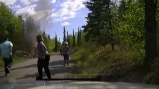 Raw: Alaska Man Rescued from Beneath Burning SUV