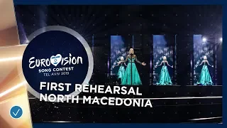 North Macedonia 🇲🇰 - Tamara Todevska - Proud - First Rehearsal - Eurovision 2019