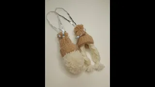 Gnomes Scandinavian Style Yarn || Christmas Decor