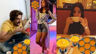 Sanaya Irani And Mohit Sehgal eating Mango Akshay dogra gave mango to Monaya and enjoy |