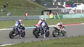 Moto GP 2013 - TT Assen - practice  START, Marq Marquez, Pedrosa,Crutchlow (Pure-Sound)