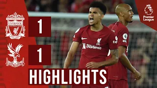 HIGHLIGHTS: Liverpool 1-1 Crystal Palace | Luis Diaz scores a screamer for ten-man Reds