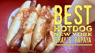 Best Hotdog New York: Gray's Papaya 72nd Street Recession Special Frankfurters