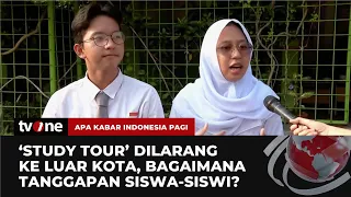 Pendapat Siswa-siswi Terkait Pelarangan Study Tour | AKIP tvOne