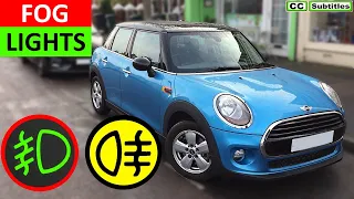 How to turn on Fog Lights on Mini Cooper - Mini Cooper Fog Lights