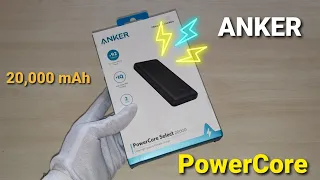 PowerBank ANKER PowerCore Select 20000 mAh Unboxing - ASMR