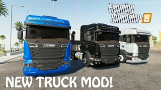 NEW TRUCK MOD in Farming Simulator 2019 | BRAND NEW SCANIA TRUCK | PS4 | Xbox One |PC