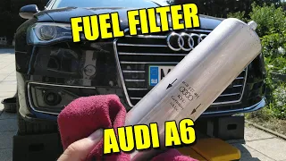 Replace Fuel Filter on Audi A6 C7