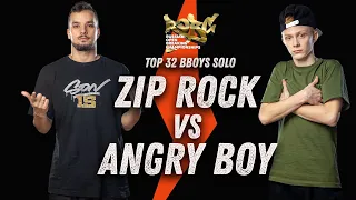 Ziprock (Action Man Crew) vs Angry Boy (Mighty Flow) ★ Top 32 BBoys Solo ★ 2021 ROBC x WDSF