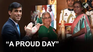 “Proud…”: UK PM Rishi Sunak lauds mother-in-law Sudha Murty's Padma Award