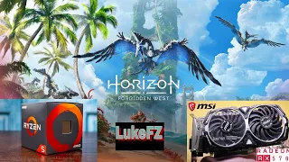 Horizon Forbidden West LUKEFZ V0.10.3 - 1600 af OC 3.9 rx 570 4 GB oc msi 1400 mhz