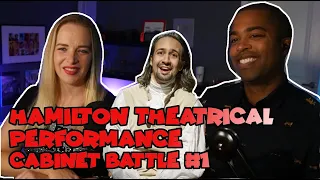 Couple React Hamilton theatrical performance - Cabinet Battle #1 - REACTION 🎵