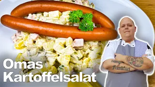 Omas Kartoffelsalat mit Mayonnaise | Rheinische Art | Rezept