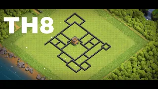 BEST Ultimate TH8 HYBRID [defense] Base 2021!! Town Hall 8 Hybrid Base Design||CLASH OF CLANS INDIA