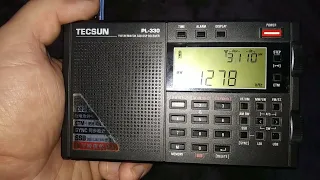 Tecsun pl 330  українське радіо 1278 кГц📻