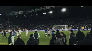 Party Atmosphere at Elland Road after Leeds comeback Vs Leicester
